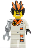 LEGO agt013 Dr. Inferno (Pearl Light Gray Claw)