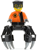 LEGO agt014 Spy Clops, Black Legs