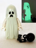 LEGO gen044 Ghost with Pointed Top Shroud and Ball and Chain