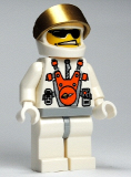 LEGO mm004 Mars Mission Astronaut with Helmet and Sunglasses, Smirk, and Headset