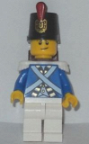 LEGO pi153 Bluecoat Soldier 2 - Lopsided Smile