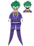 LEGO sh353 The Joker - Long Coattails, Smile with Pointed Teeth Grin, Neck Bracket (70900)