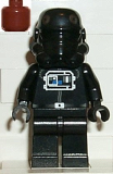 LEGO sw035a TIE Fighter Pilot (Reddish Brown Head)