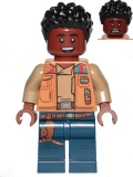 LEGO sw1066 Finn - Medium Nougat Jacket and Dark Blue Legs with Holster