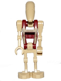 LEGO sw600 Battle Droid Security with Straight Arm - Solid Pattern on Torso