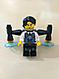 LEGO uagt005 Agent Jack Fury with Parachute Backpack and Attachments